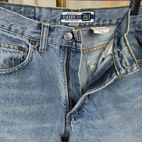 Vintage 90s GAP Denim Classic Fit Jeans sz 8 - Picture 7 of 10